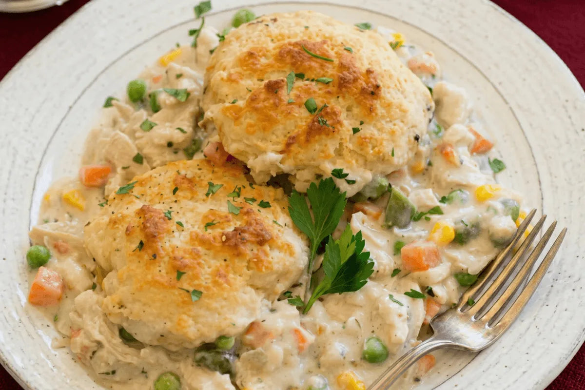 Slow Cooker Chicken Pot Pie Casserole