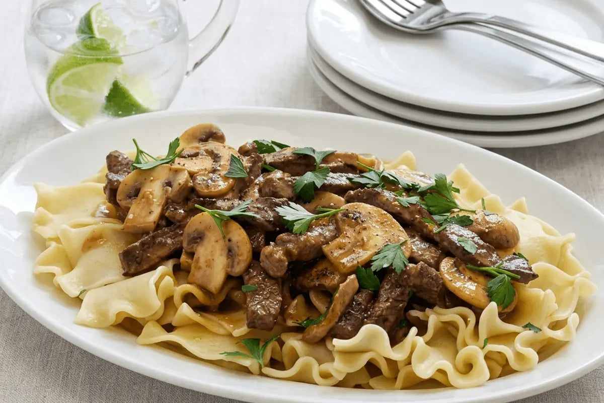Beef Stroganoff