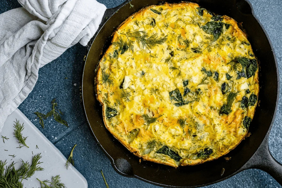 Spinach and Feta Frittata