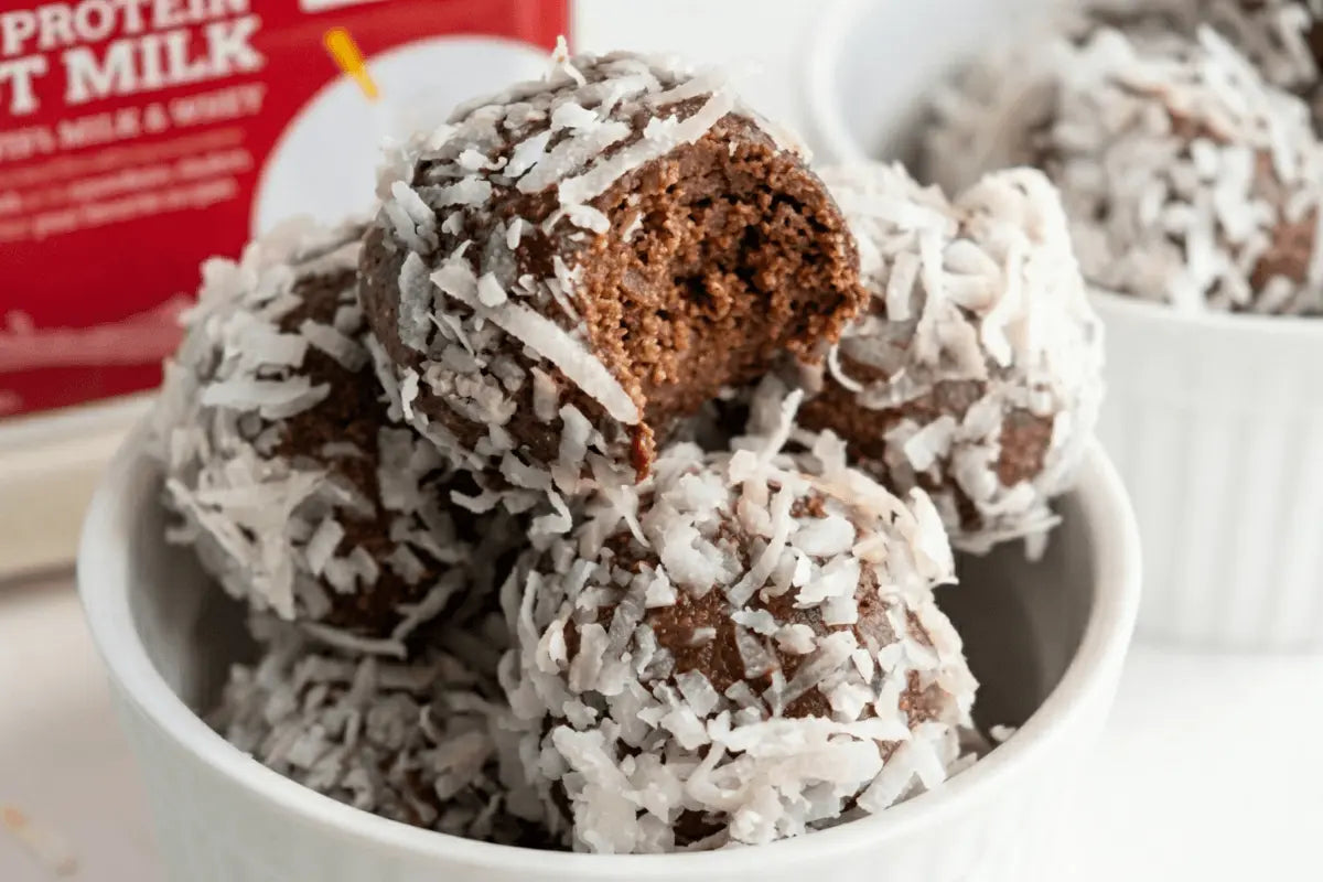 High Protein Goat Milk Energy Bites