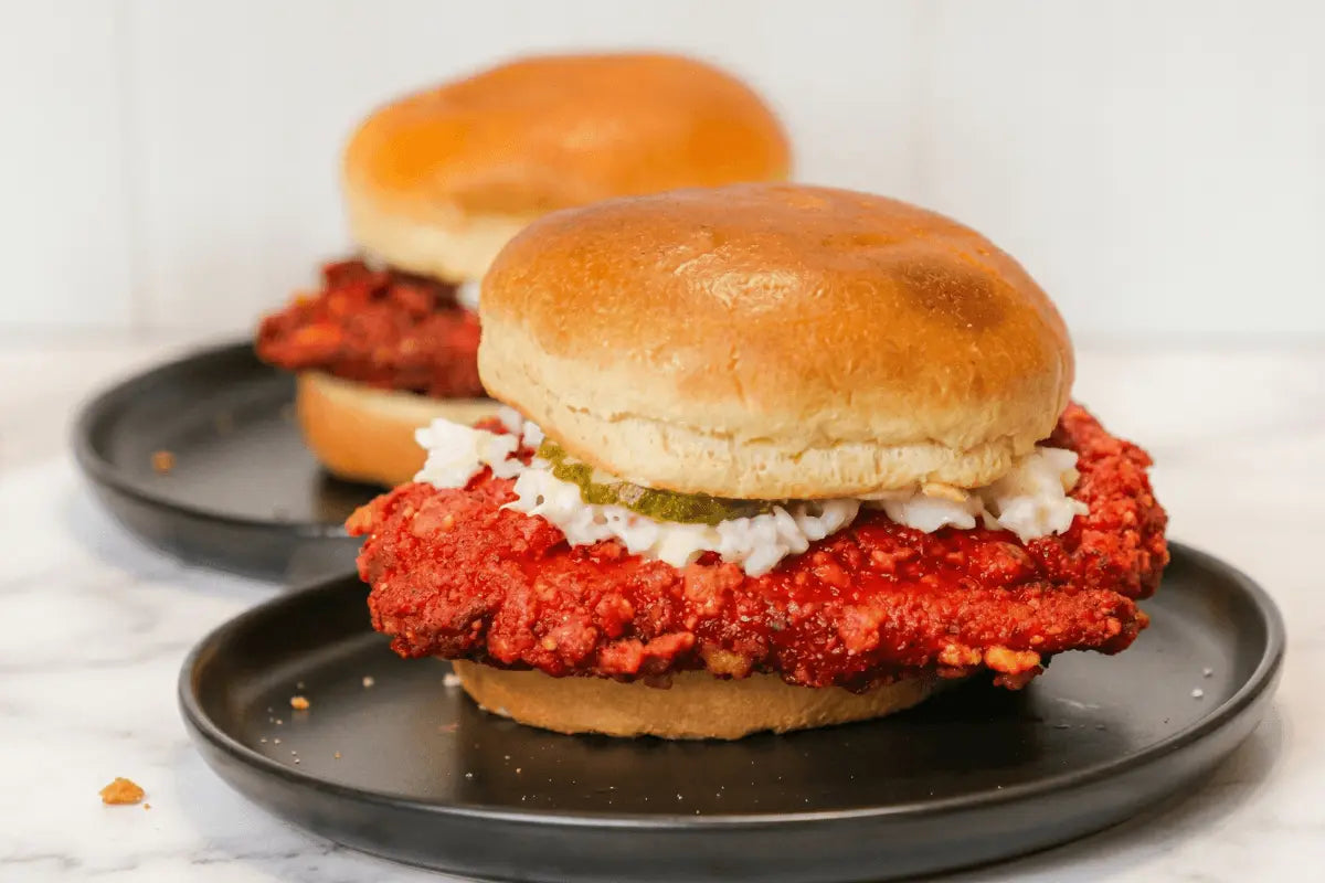 Sizzlin' Cheddar Fried Chicken Sandwich