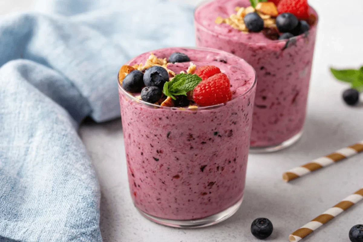 Vanilla Berry Protein Smoothie
