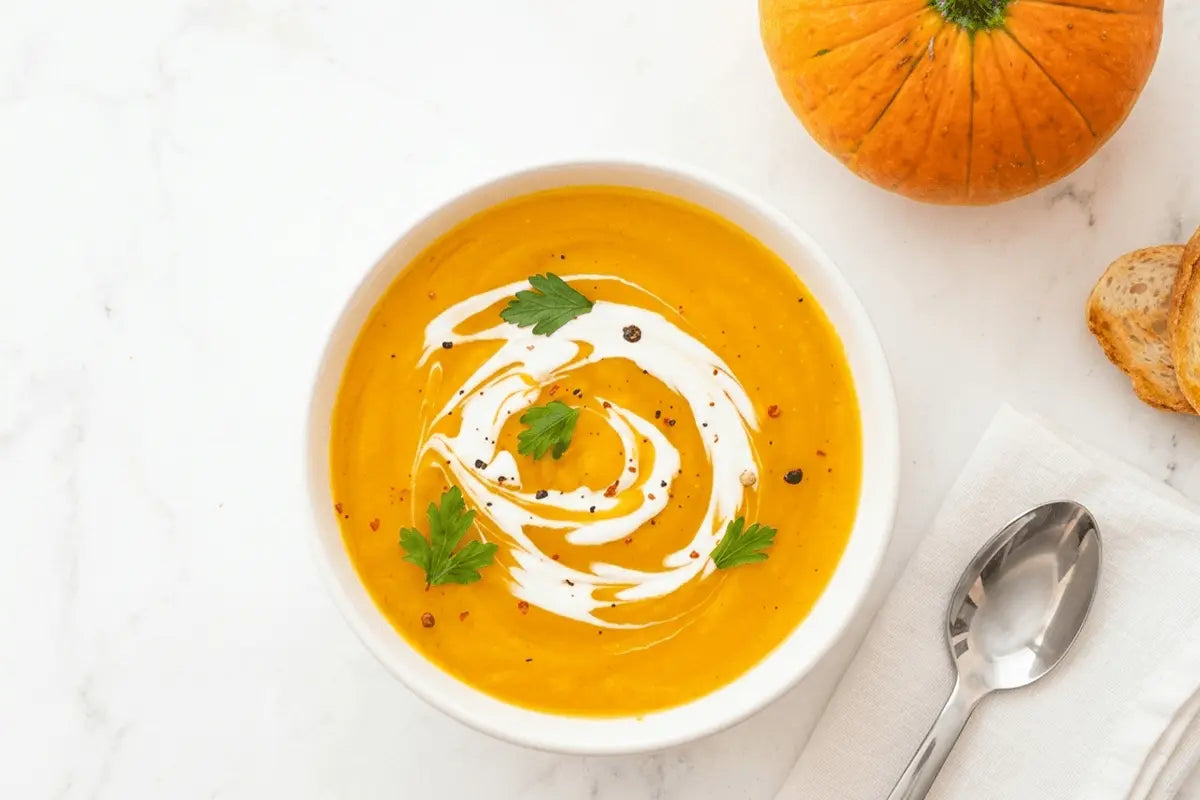 Simple Creamy Pumpkin Soup