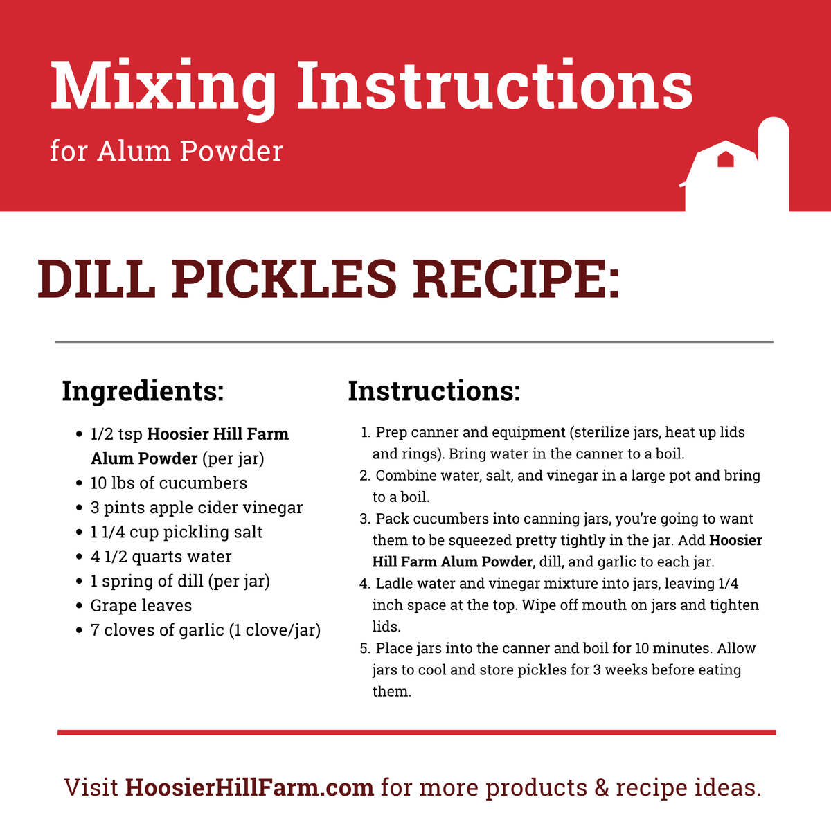 Alum Granulated Pickle Powder
