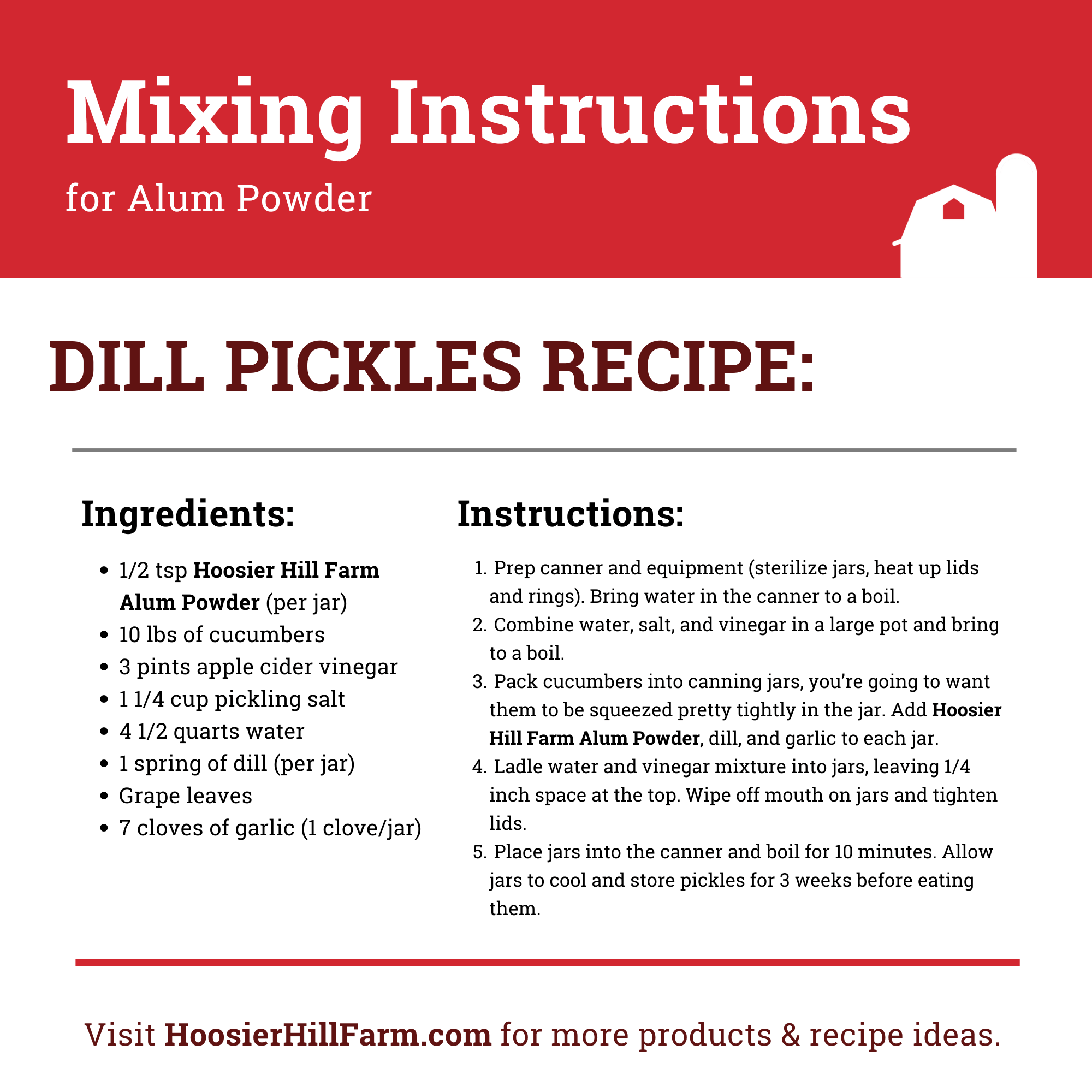 Alum Granulated Pickle Powder