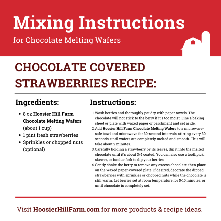 Chocolate Melting Wafers