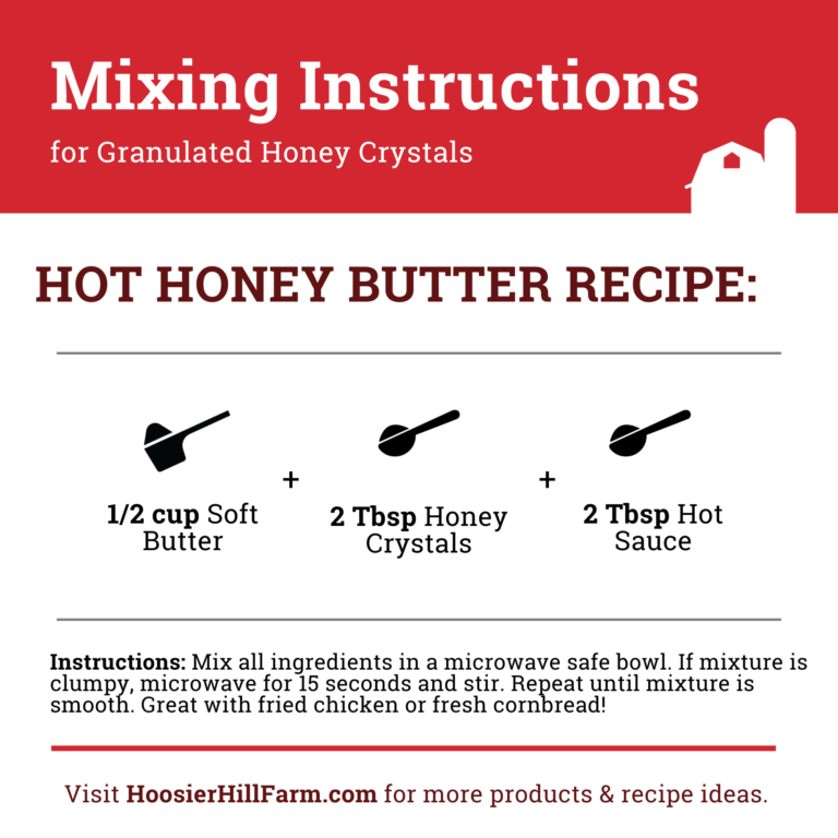 Granulated Honey Crystals