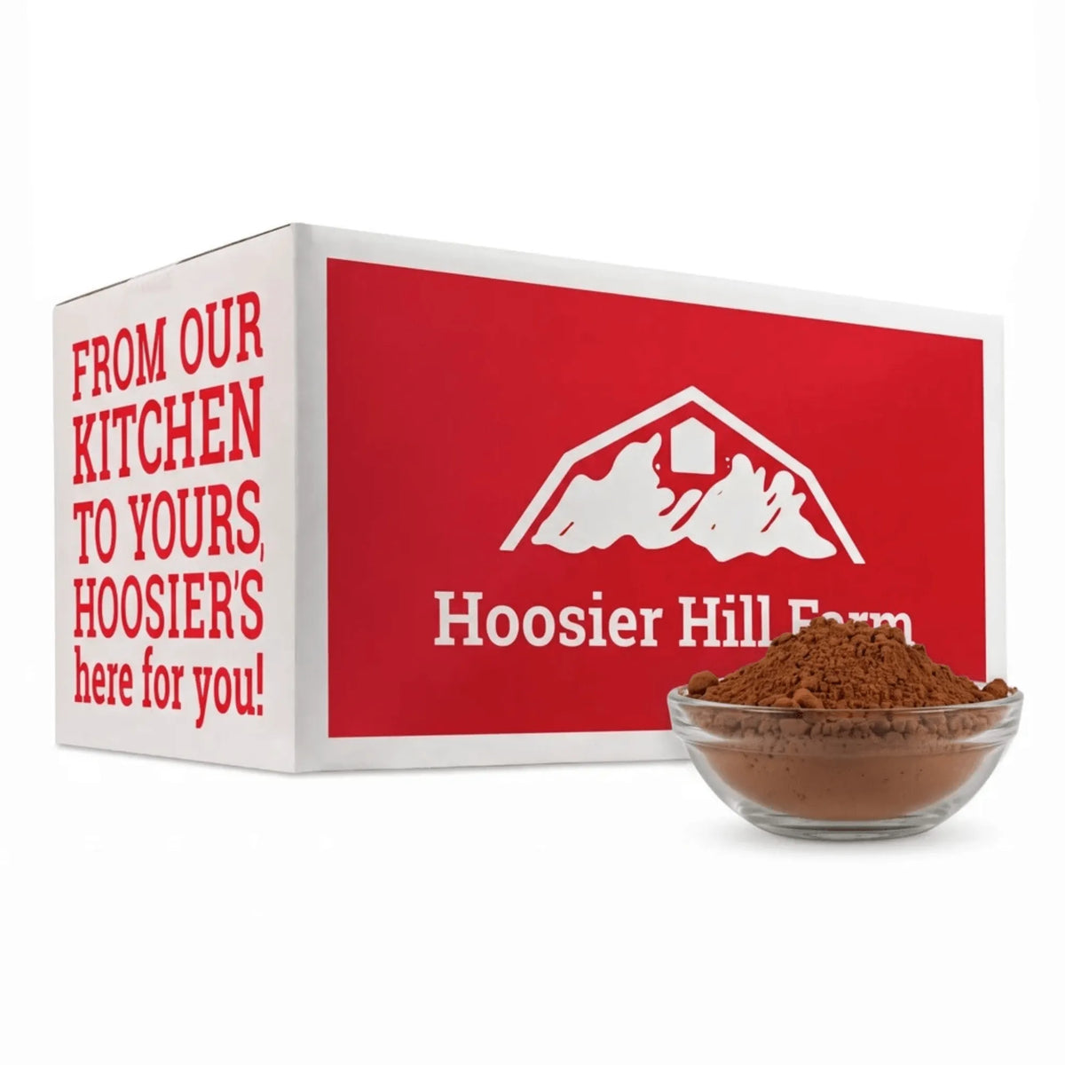 Hoosier Hill Farm Natural Cocoa Powder, 25 lb bulk box