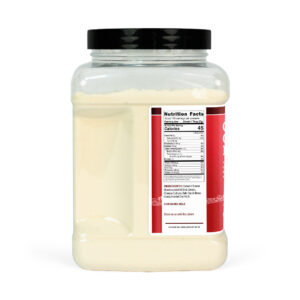 Hoosier Hill Farm Cream Cheese Powder, left side view of the 2 lb jar