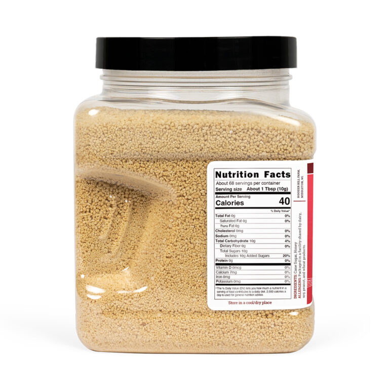 Granulated Honey Crystals