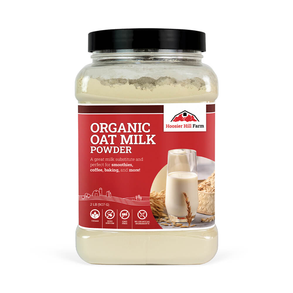 Hoosier Hill Farm Organic Oat Milk Powder, 2 lb container