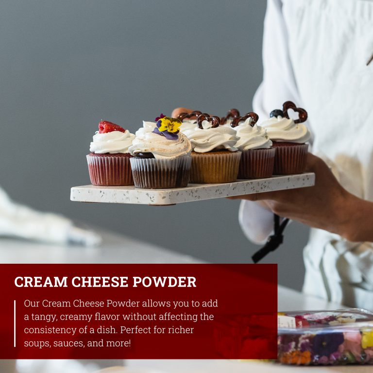 Hoosier Hill Farm Cream Cheese Powder, lifestyle photo in a kitchen setting