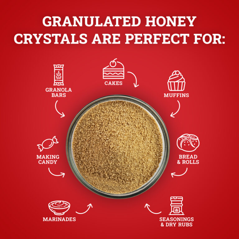 Granulated Honey Crystals