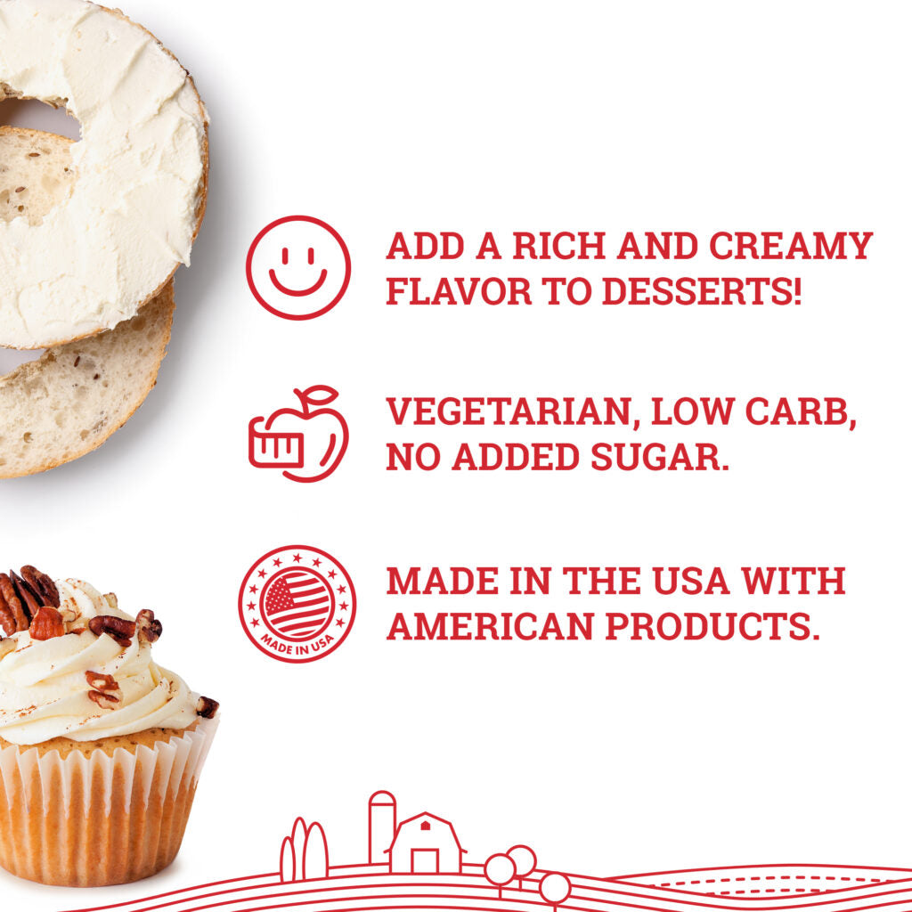 Hoosier Hill Farm Cream Cheese Powder, health benefits and features callout