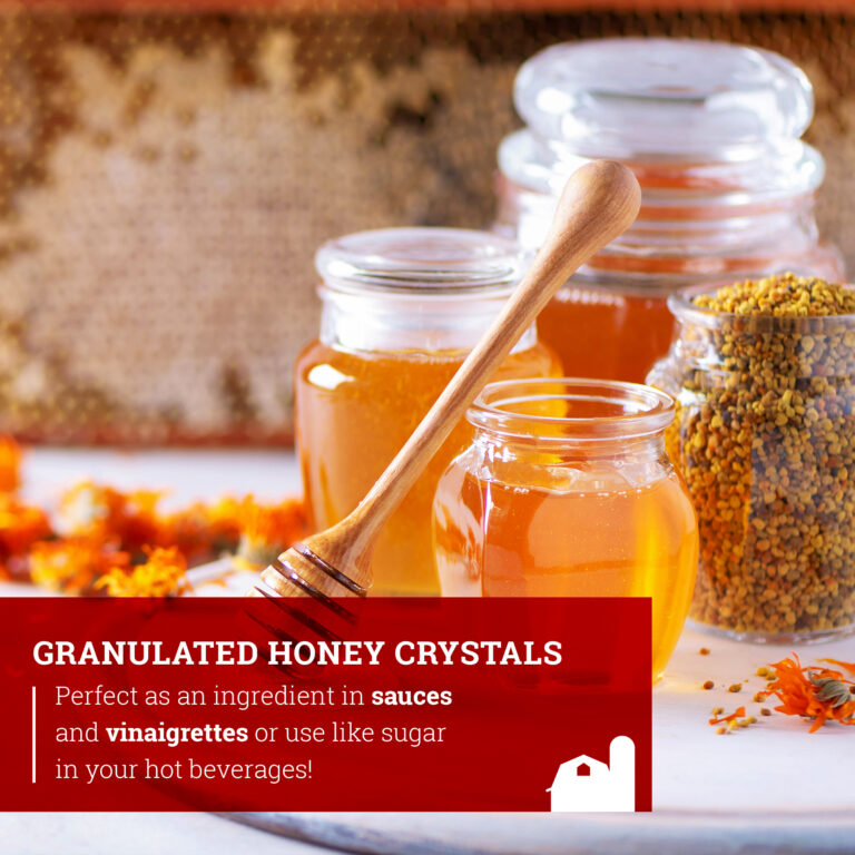 Granulated Honey Crystals