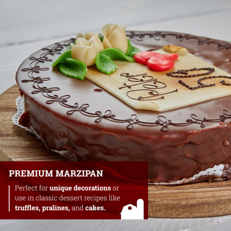 Hoosier Hill Farm Marzipan Paste, shown in use in a home kitchen