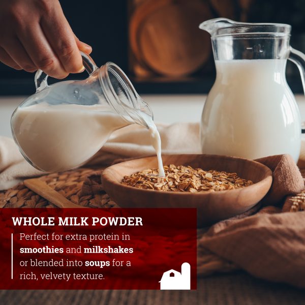 Person pouring milk into a bowl of cereal with a jar of milk in the background.