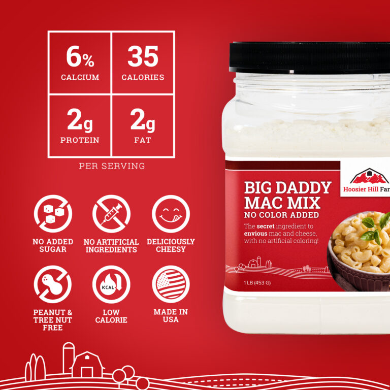 Big Daddy Mac Mix, No Color Added