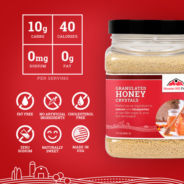 Granulated Honey Crystals