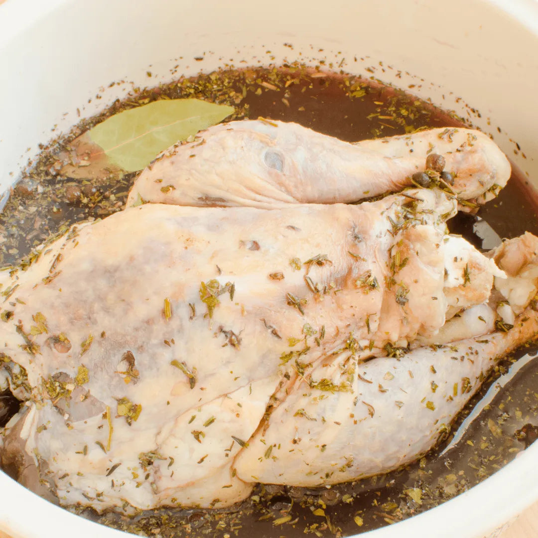 Submerge Meat in Brine