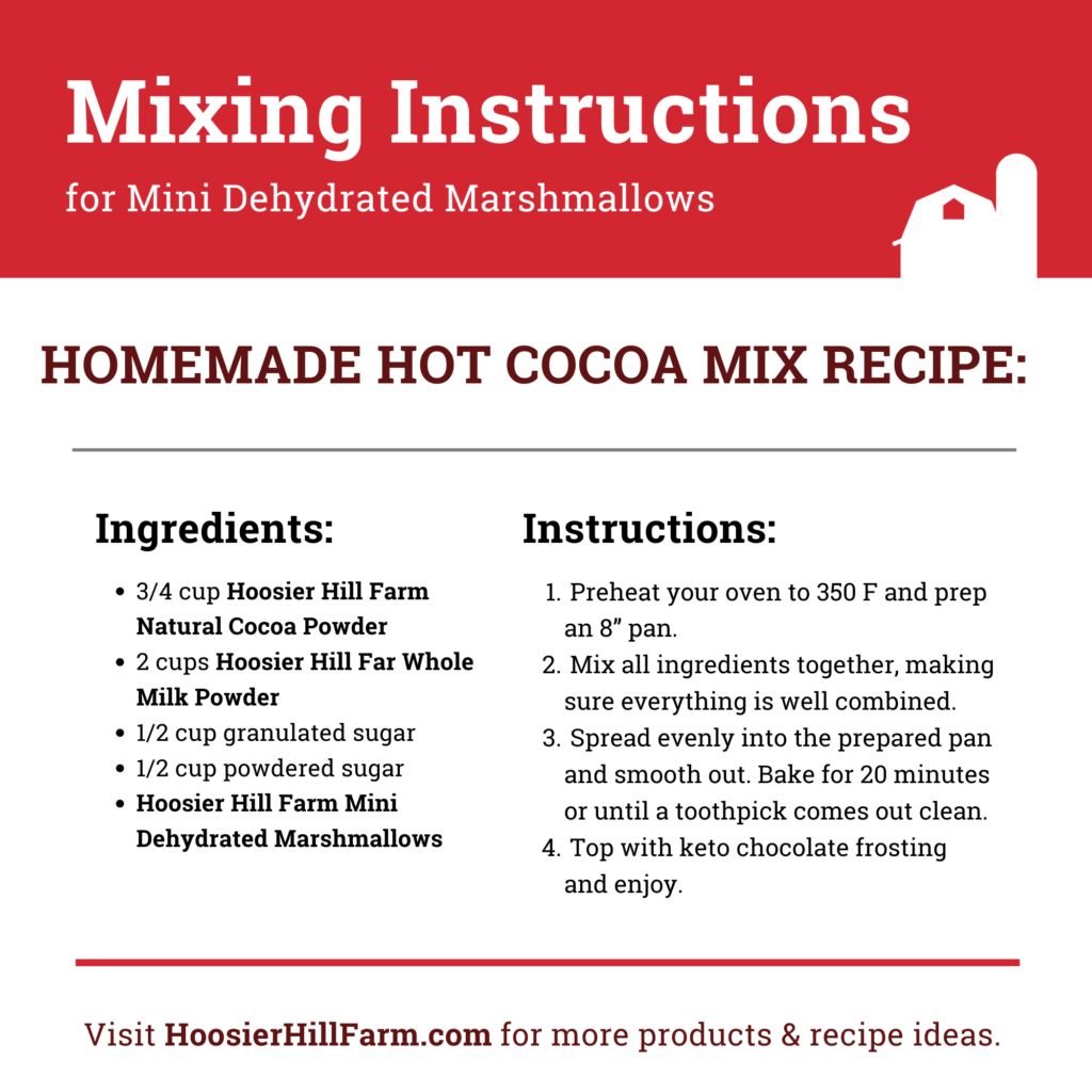 Mini Dehydrated Marshmallows