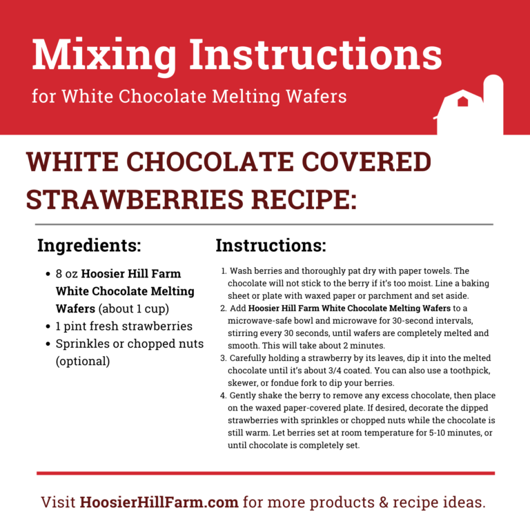 White Melting Wafers