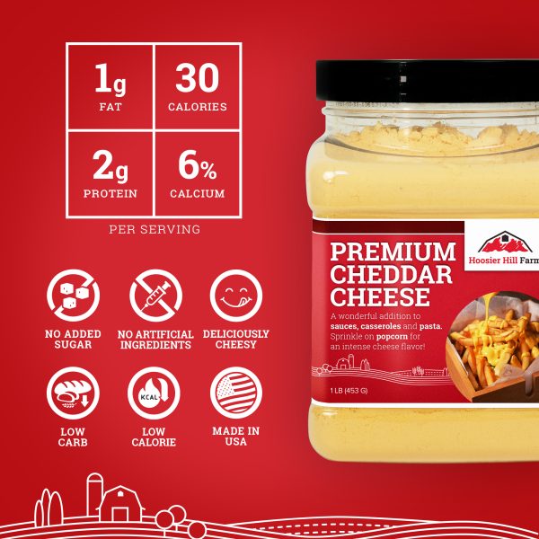 Premium Cheddar Cheese Powder (No Artificial Color)