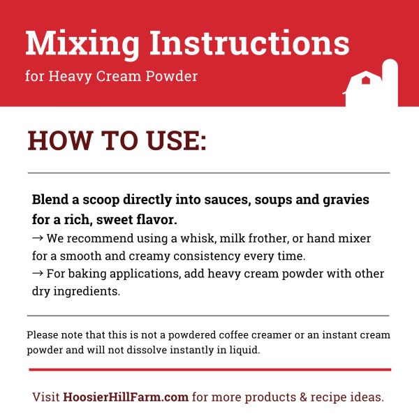 Heavy Cream Powder